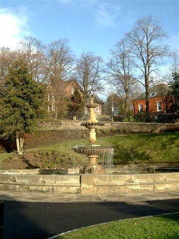The main fountain The main fountain